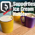 Đế giữ hộp kem Ice Cream Pint (In 3D không cần Support) - Thumbnail 1