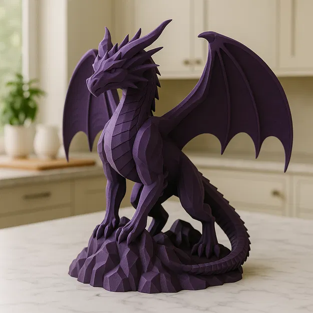 Twilight Dragon - Mô hình rồng huyền thoại cho dân in 3D - Image 1