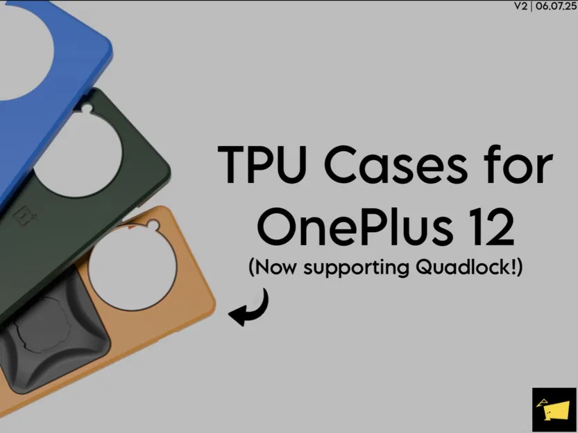Ốp lưng TPU cho OnePlus 12 kèm tính năng Quadlock - Image 1