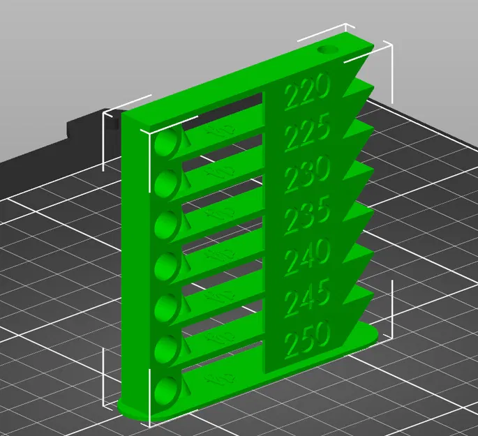 Tháp kiểm tra nhiệt độ PETG chuyên dụng cho máy in 3D Core One - Image 1