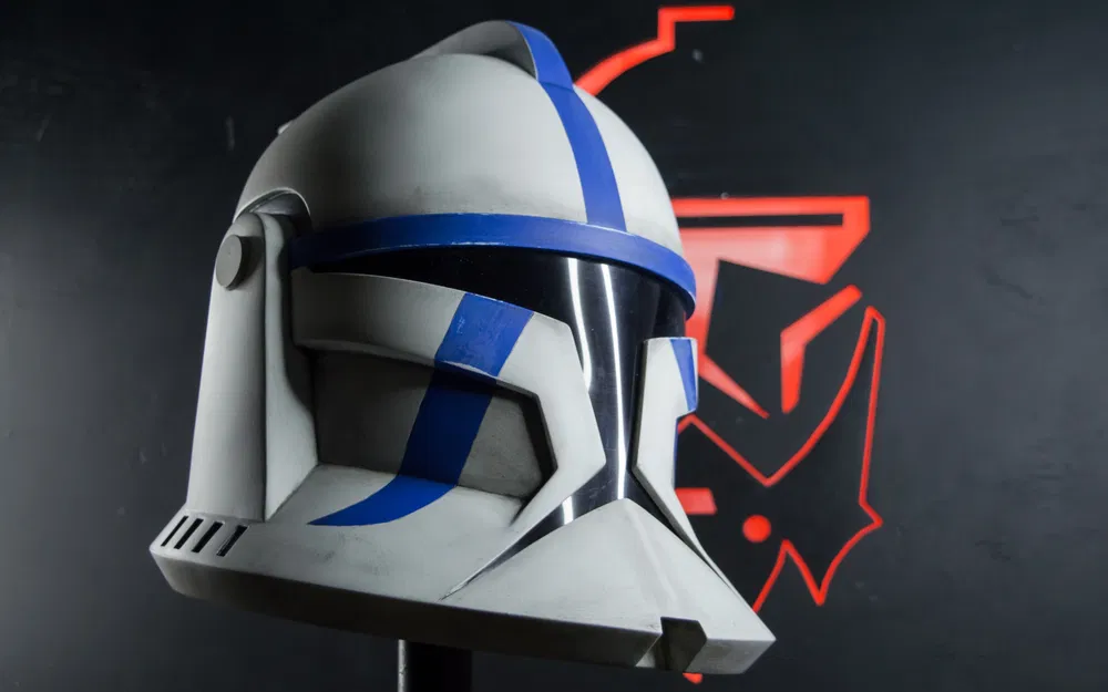 Mô hình mũ Clone Trooper Phase 1 chia mảnh in 3D cực chất - Image 1