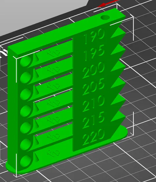 Tháp kiểm tra nhiệt độ Temp Tower cho sợi nhựa PLA hiệu quả - Image 1
