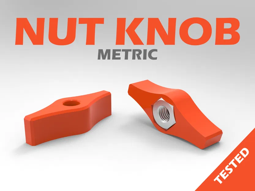 Đầu vặn ốc (NUT KNOB) thiết kế Metric cho dự án DIY - Image 1