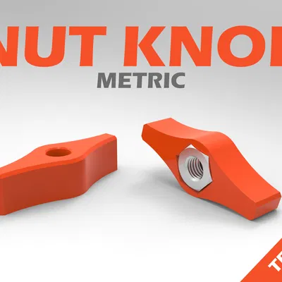 Đầu vặn ốc (NUT KNOB) thiết kế Metric cho dự án DIY