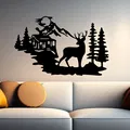 Tranh treo tường nghệ thuật 3D hình con hươu (Deer Wall Art) - Thumbnail 1