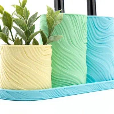 Khay Đựng Đồ Để Bàn Organic Swirl