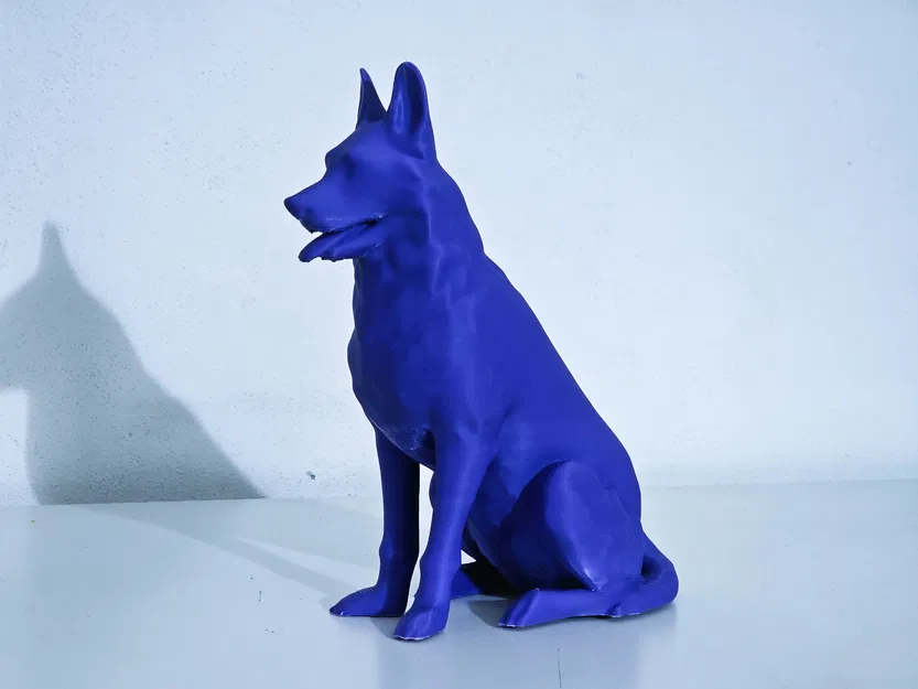 Mô hình chú chó Becgie Đức (German Shepherd) in 3D trang trí - Image 1