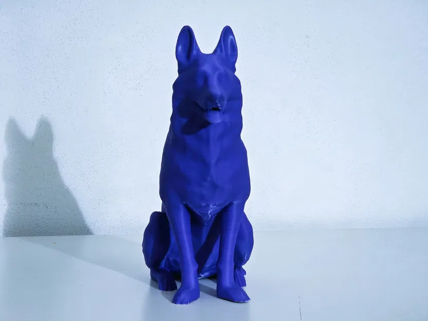 Mô hình chú chó Becgie Đức (German Shepherd) in 3D trang trí - Image 3