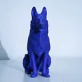 Mô hình chú chó Becgie Đức (German Shepherd) in 3D trang trí - Thumbnail 3