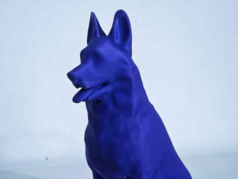 Mô hình chú chó Becgie Đức (German Shepherd) in 3D trang trí - Image 4