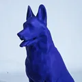 Mô hình chú chó Becgie Đức (German Shepherd) in 3D trang trí - Thumbnail 4