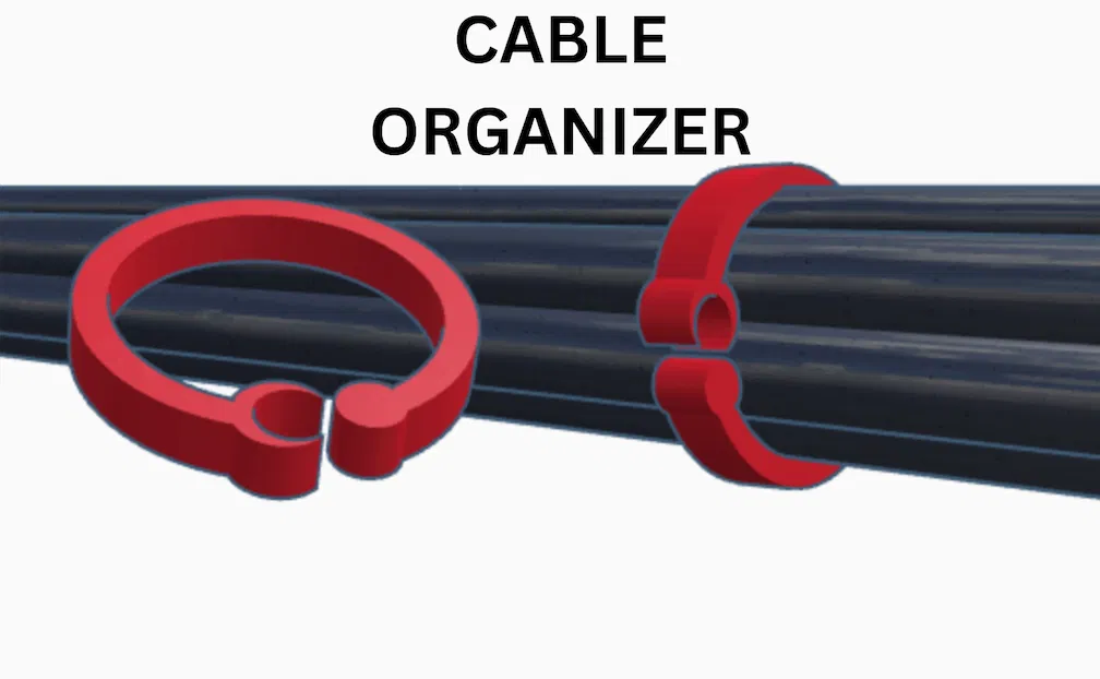 Bộ kẹp giữ dây cáp (In một lần/Print in place) - Image 1