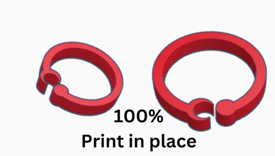 Bộ kẹp giữ dây cáp (In một lần/Print in place) - Image 2