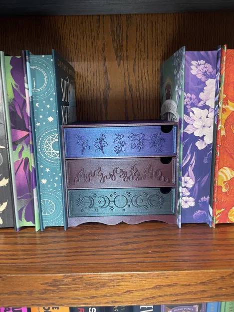 Tủ Ngăn Kéo Để Bàn Lấy Cảm Hứng Từ ACOTAR – Bộ Tổ Chức 3 Ngăn Lớn - Image 10