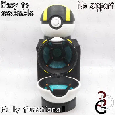 Mô hình Ultraball chức năng đầy đủ chi tiết