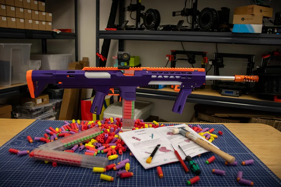 PK Knight-L - Súng Bắn Đạn Xốp DIY Hiệu Năng Cao - Image 1