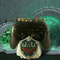Đế giữ tay cầm Zelda - Master Sword và khiên Hylian - Thumbnail 2