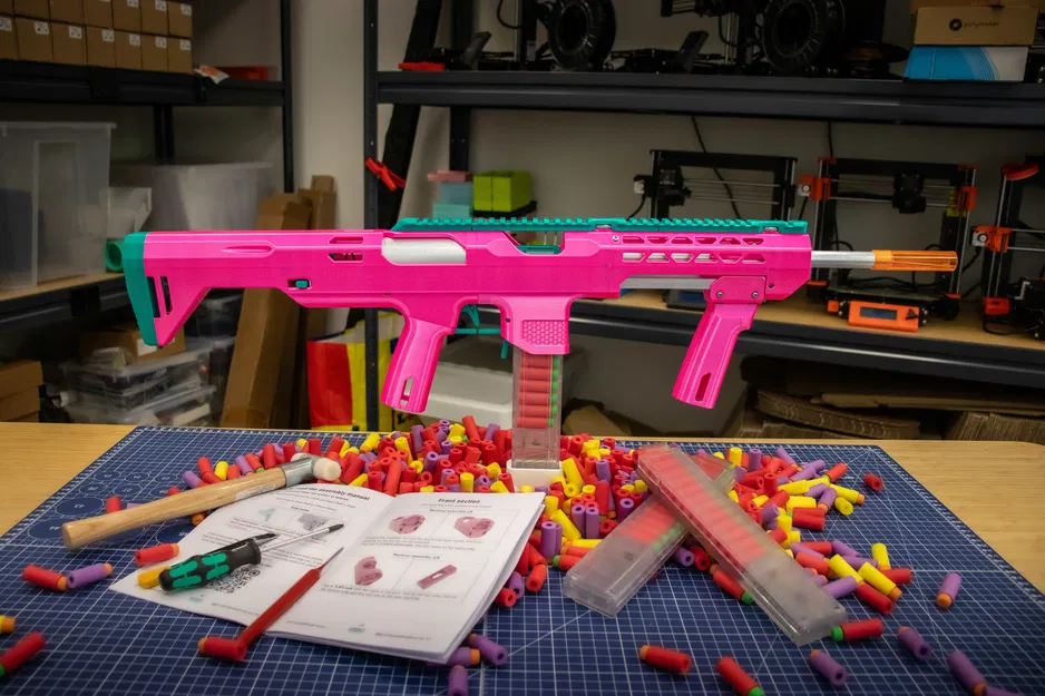 PK Knight-S - Súng bắn đạn xốp DIY - Image 1