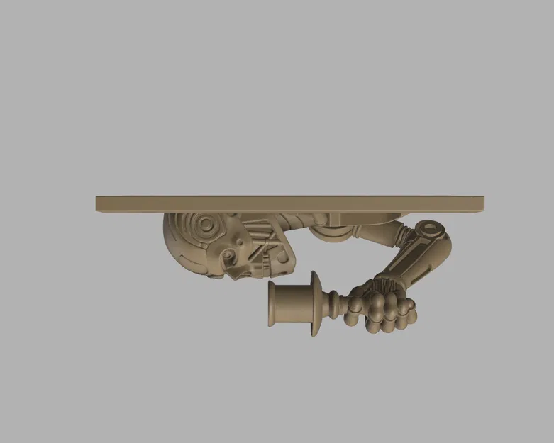 T-800 Candle Guardian - Mô hình Robot treo tường độc đáo - Image 3