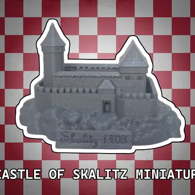 Mô hình lâu đài Skalitz 3D từ Kingdom Come: Deliverance