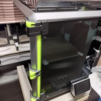 Bộ bản lề cửa Creality K1 góc 270° tháo rời kèm miếng đệm kín khe hở