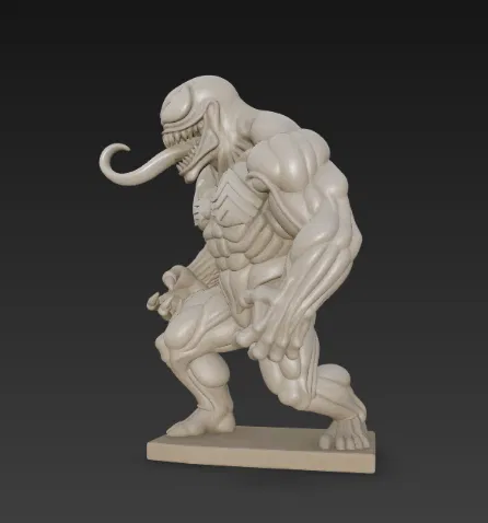 Venom Fanart - Mô hình Bust cơ bắp kèm đế trưng bày - Image 2