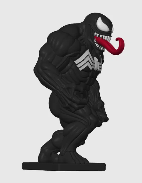Venom Fanart - Mô hình Bust cơ bắp kèm đế trưng bày - Image 4