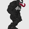 Venom Fanart - Mô hình Bust cơ bắp kèm đế trưng bày - Thumbnail 4