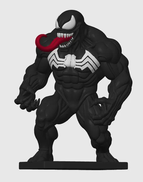 Venom Fanart - Mô hình Bust cơ bắp kèm đế trưng bày - Image 5