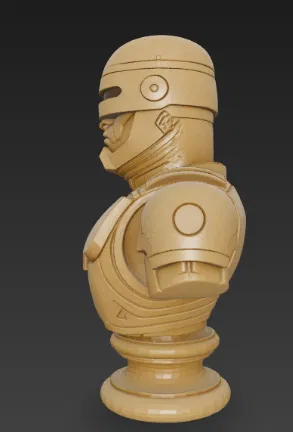 Tượng bán thân Robocop (Robocop Bust) - Image 3