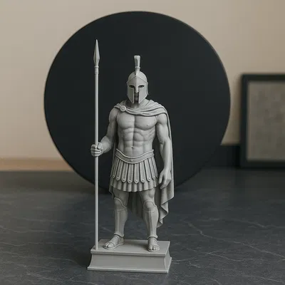 Vệ binh Spartan – Tượng chiến binh Hy Lạp cổ đại in 3D