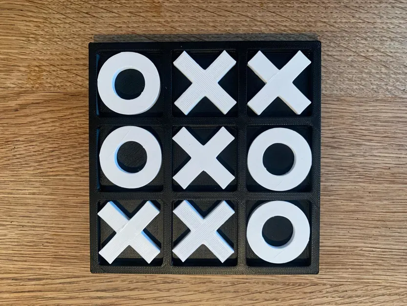 Bộ cờ ca-rô Tic Tac Toe – Thiết kế hiện đại - Image 1