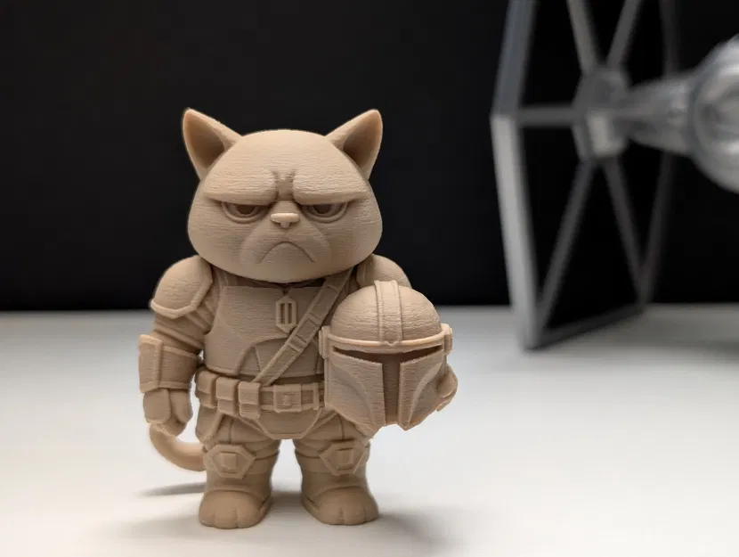 Mô hình Grumpy Cat Mandalorian - Image 1
