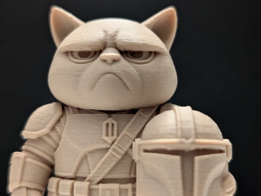 Mô hình Grumpy Cat Mandalorian - Image 2