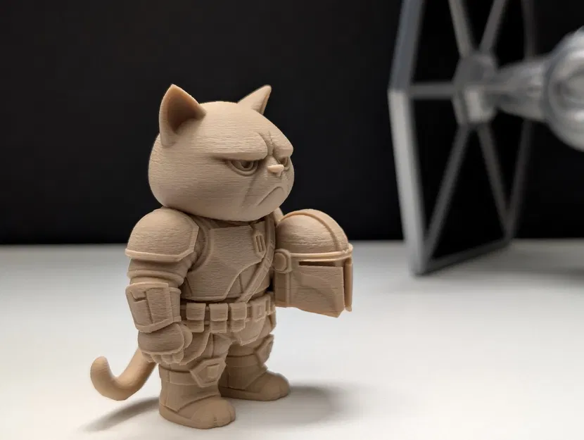 Mô hình Grumpy Cat Mandalorian - Image 3