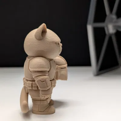 Mô hình Grumpy Cat Mandalorian