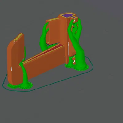 Fan Duct Kép (Dual Fan Duct) cho Ender 3 Neo