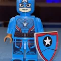 Mô hình Captain America Brick MegaFigure độc quyền SDCC (Tỉ lệ 5:1) - Thumbnail 1