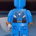 Mô hình Captain America Brick MegaFigure độc quyền SDCC (Tỉ lệ 5:1) - Thumbnail 2