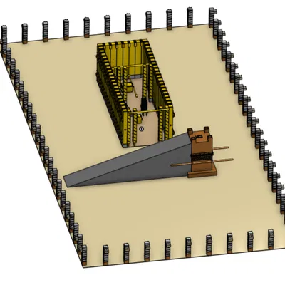 Bộ mô hình Mishkan (Đền tạm của Moses) đầy đủ theo tỉ lệ