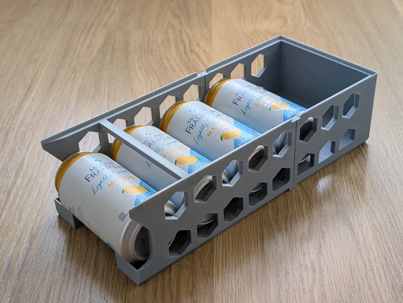 Khay 3D đựng lon nước ngọt 375ml tiện dụng cho tủ lạnh - Image 1