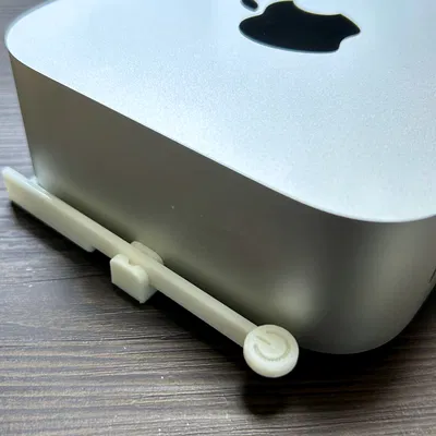 Cánh tay nối dài nút nguồn trước cho Mac mini M4 – Không cần keo dính