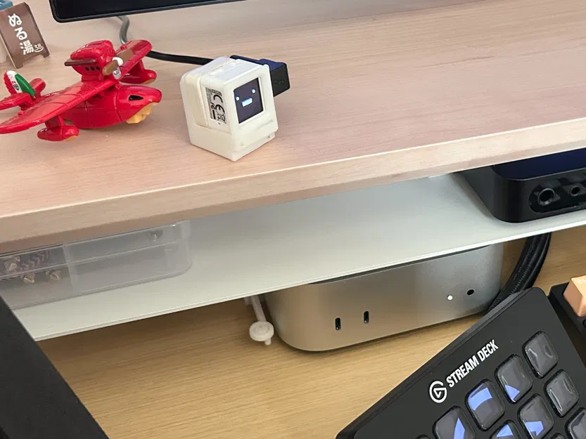 Cánh tay nối dài nút nguồn trước cho Mac mini M4 – Không cần keo dính - Image 3