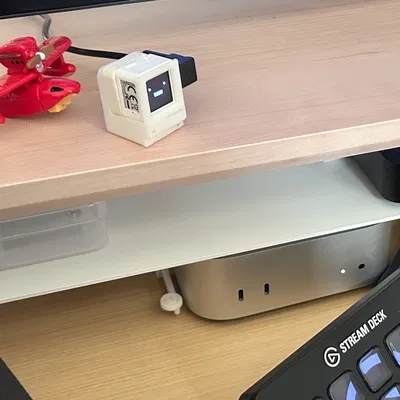 Cánh tay nối dài nút nguồn trước cho Mac mini M4 – Không cần keo dính