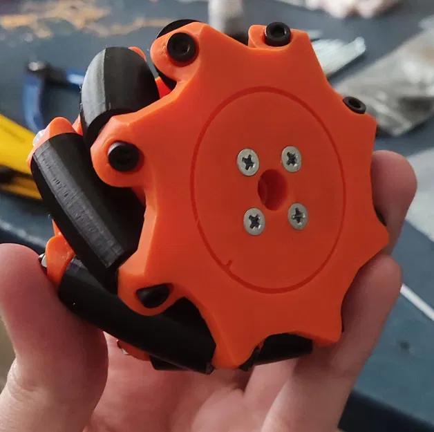 Bánh xe Mecanum (Mecanum Wheel) cho Robot dùng động cơ Nema 17 - Image 1