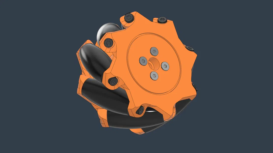 Bánh xe Mecanum (Mecanum Wheel) cho Robot dùng động cơ Nema 17 - Image 2