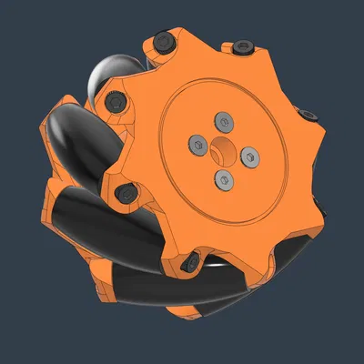 Bánh xe Mecanum (Mecanum Wheel) cho Robot dùng động cơ Nema 17