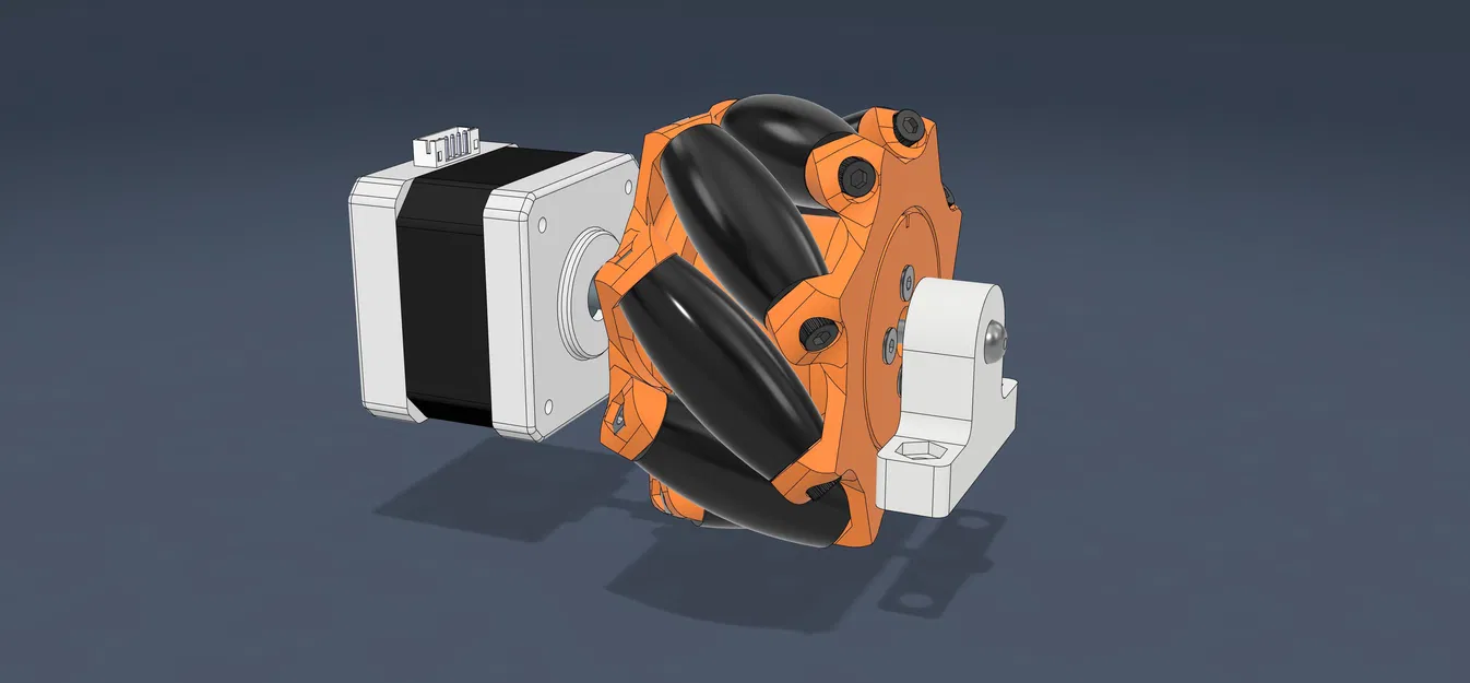 Bánh xe Mecanum (Mecanum Wheel) cho Robot dùng động cơ Nema 17 - Image 3