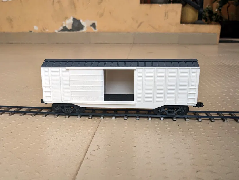 Toa tàu hàng BOX Car 1/64 cho mô hình đường sắt Dragon Railway - Image 2