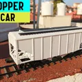 Mô hình toa tàu Hopper Car 1/64 - Dragon Railway - Thumbnail 1